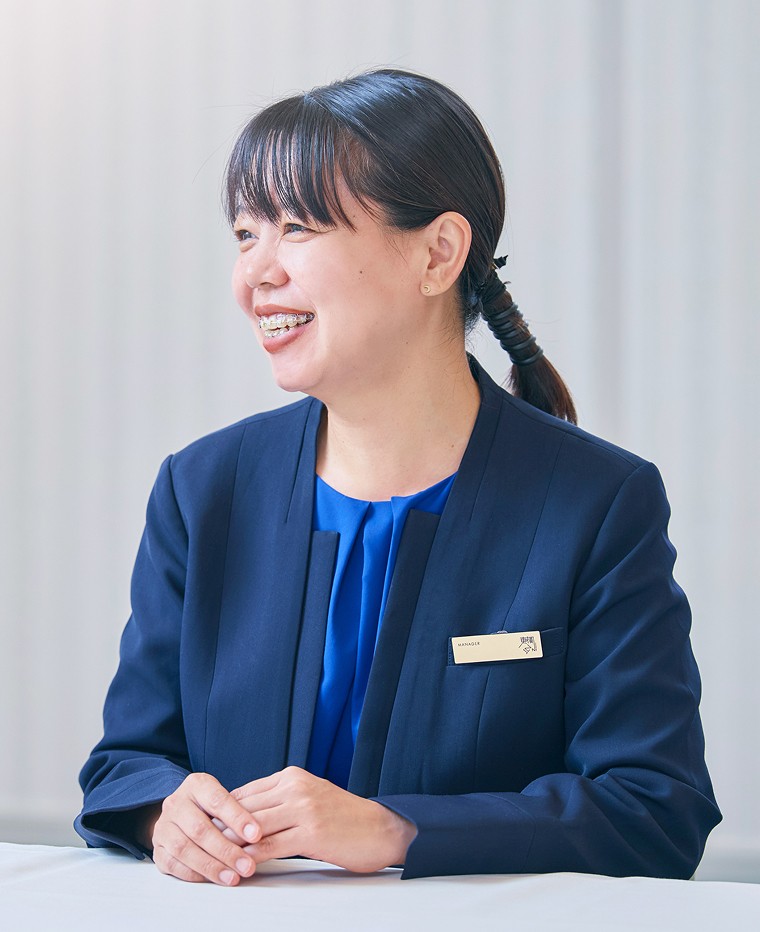 支配人同士でクロストークをしている様子