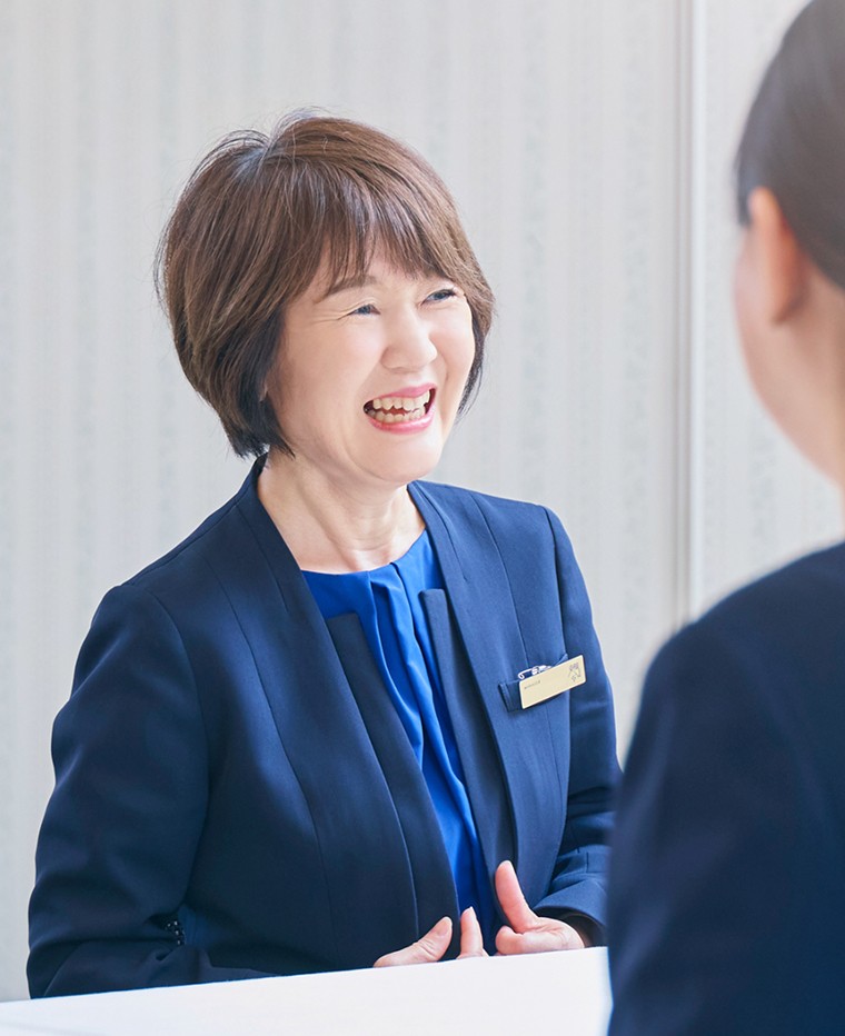 支配人同士でクロストークをしている様子